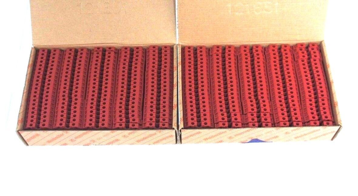 LOT OF 200 NEW WEIDMULLER 9129920000 SAK 4/EN RT 600V 36A AWG 26 TO 10