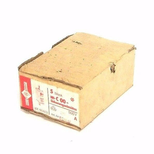 BOX OF 4 NEW BAMAT NH-C00-35A FUSES 500V, 35A, NHC0035A