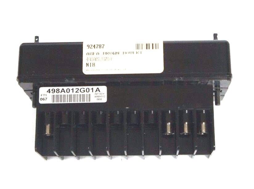 NIB ABB ASEA BROWN BOVERI 498A012G01A TERMINAL STRIP W/ MANUAL DISCONNECTS