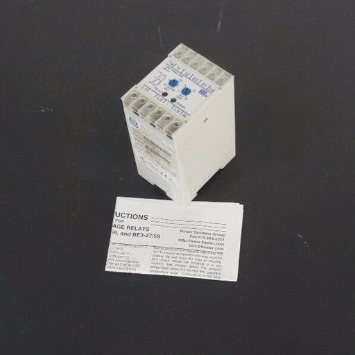 NIB BASLER ELECTRIC BE3-27-3B1N2 AC VOLTAGE RELAY BE3273B1N2, 9319200104