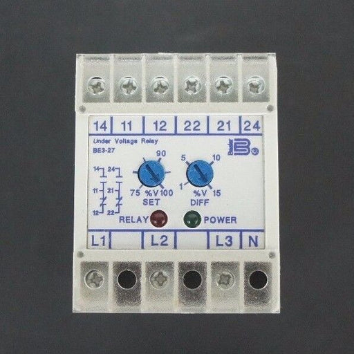 NIB BASLER ELECTRIC BE3-27-3B1N2 AC VOLTAGE RELAY BE3273B1N2, 9319200104