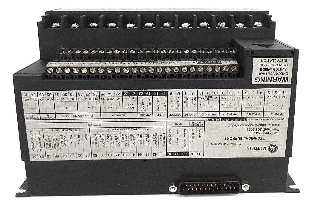 GE MULTILIN MMII-PD-1-2-MOD616-120 MOTOR MANAGER II, F/W REV. 60D402C4.000