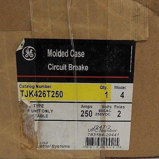 NEW GENERAL ELECTRIC TJK426T250 CIRCUIT BREAKER TRIP UNIT