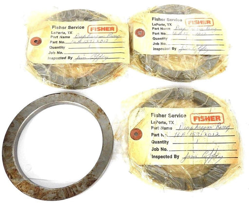 LOT OF 4 NEW FISHER 16A1531X012 DIAPHRAGM RINGS