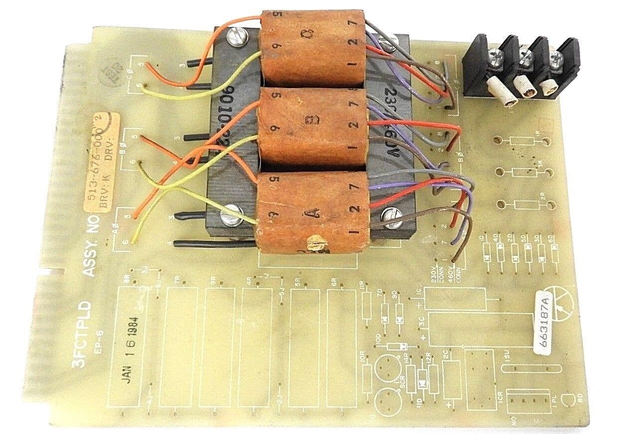 BURTON EMERSON 513-676-000 CIRCUIT BOARD BRV: K, 3FCTPLD, EP-6
