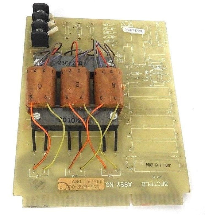 BURTON EMERSON 513-676-000 CIRCUIT BOARD BRV: K, 3FCTPLD, EP-6