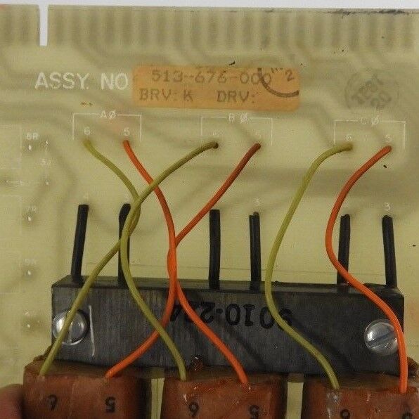 BURTON EMERSON 513-676-000 CIRCUIT BOARD BRV: K, 3FCTPLD, EP-6