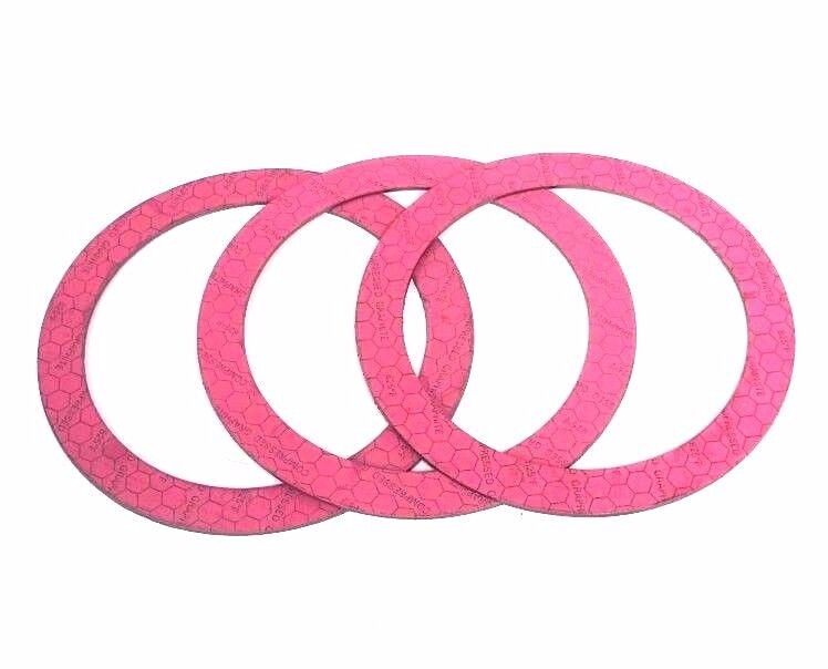 LOT OF 3 NEW NOVATEC 825F COMPRESSED GRAPHITE GASKETS 11" OD