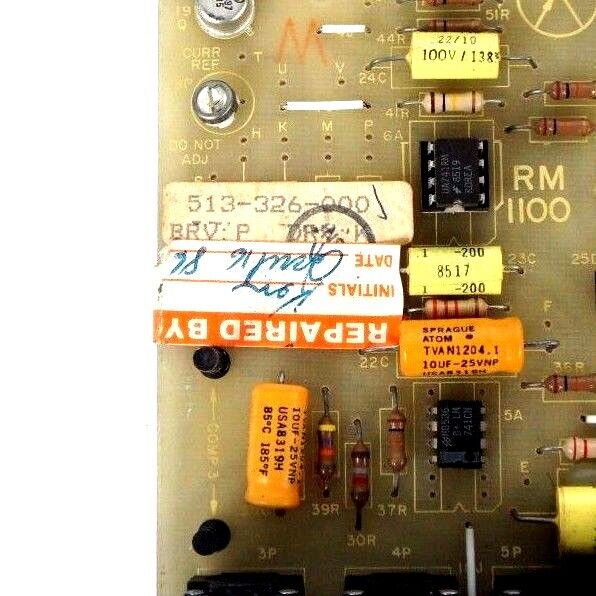 EMERSON BURTON 513-326-000 RM1100 CONTROL BOARD BRV: P - REPAIRED