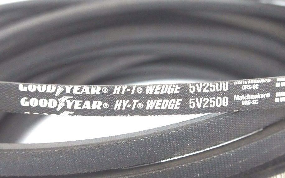 LOT OF 5 NEW GOODYEAR 5V2500 HY-T WEDGE BELTS  MATCHMAKER 0RS-SC