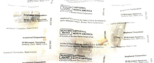 LOT OF 3 NEW AMPHENOL 999-226 CONNECTOR ASSEMBLIES 999226, 554-88