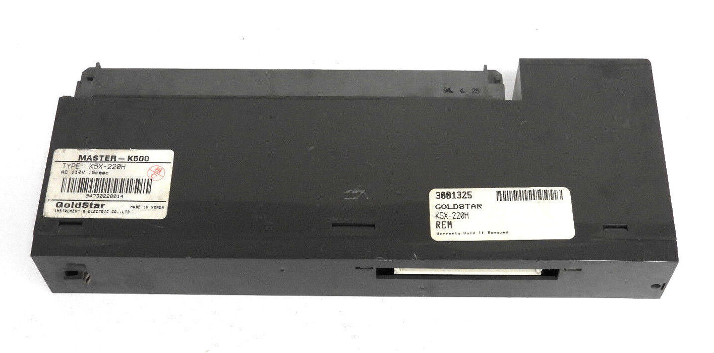 GOLDSTAR MASTER-K500 INPUT MODULE K5X-220H, 110VAC, 15MSEC