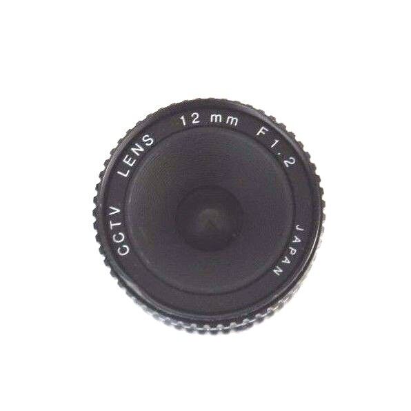 LOT OF 2 HIGH RESOLUTION CCTV LENSES 12MM F1.2