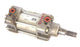 MECMAN SERIES 165 AIR CYLINDER VALVE CYL. 50MM, STROKE 35, MAX OP. PR. 10 BAR
