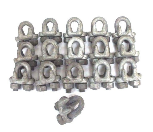 LOT OF 16 NEW 5/8" FORGED WIRE ROPE CLIP CABLE CLAMPS