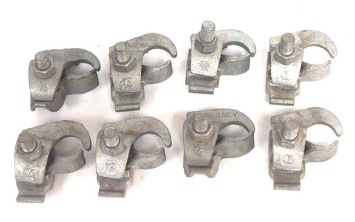 LOT OF 8 NEW GEDNEY UEC75 3/4" EDGE TYPE CONDUIT CLAMPS