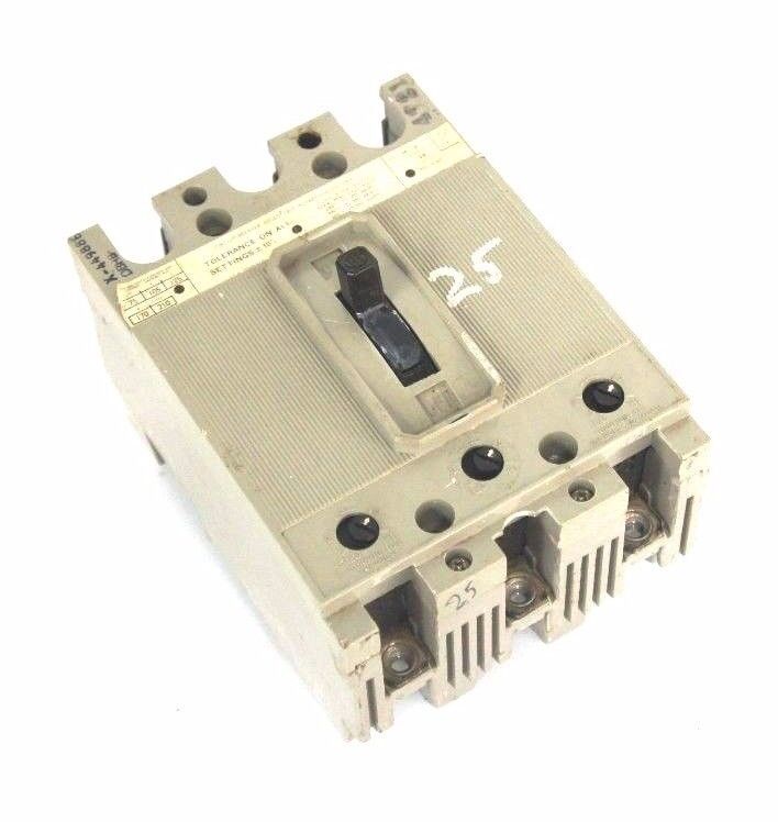 ITE SIEMENS HE3-A025 CIRCUIT BREAKER 25AMP 3POLE 600VAC