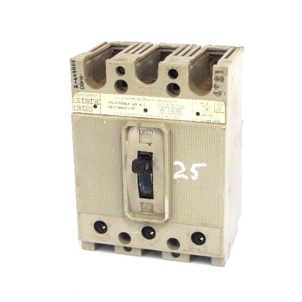 ITE SIEMENS HE3-A025 CIRCUIT BREAKER 25AMP 3POLE 600VAC