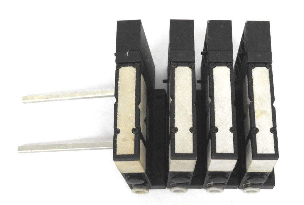 LOT OF 4 FESTO CPA10-EPR END BLOCK LEFT HAND W/ CPA10-EV-EP BASE END COVER
