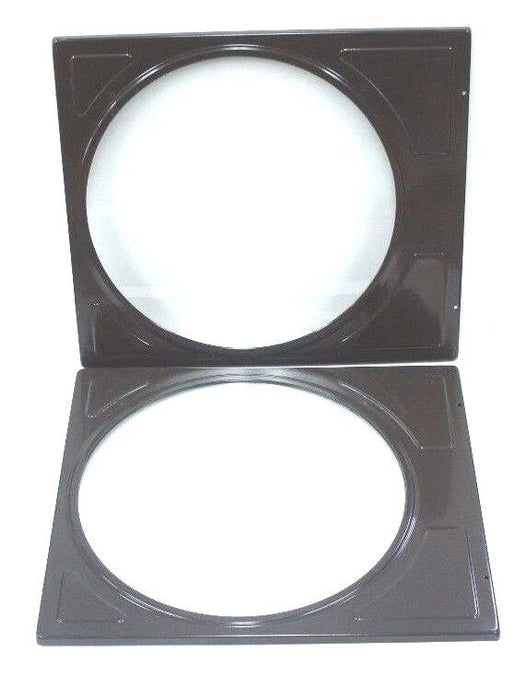 BOX OF 2 NEW NU VUE TYPE ZY2 GLASS AND FRAME ASSEMBLIES 24-1/4" X 21-1/2"