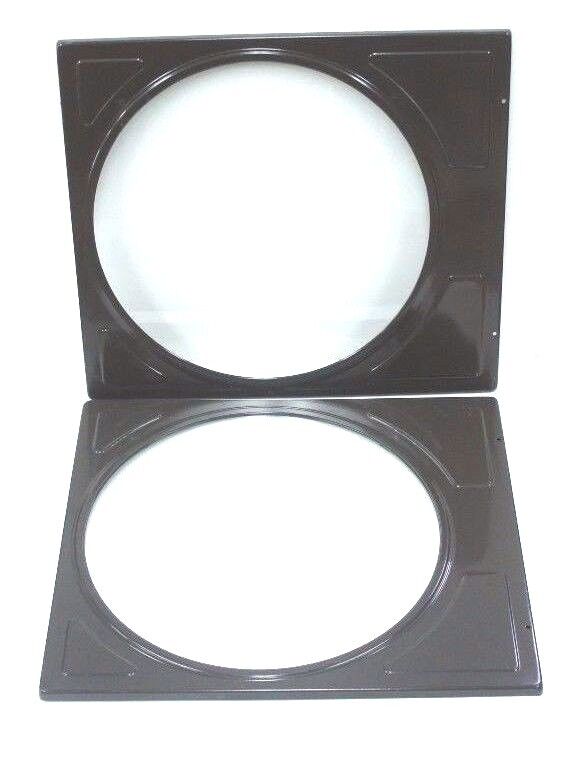 BOX OF 2 NEW NU VUE TYPE ZY2 GLASS AND FRAME ASSEMBLIES 24-1/4" X 21-1/2"