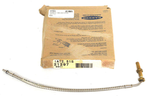 NIB BANNER IAT2.51S FIBER OPTIC SENSOR CABLE 21297