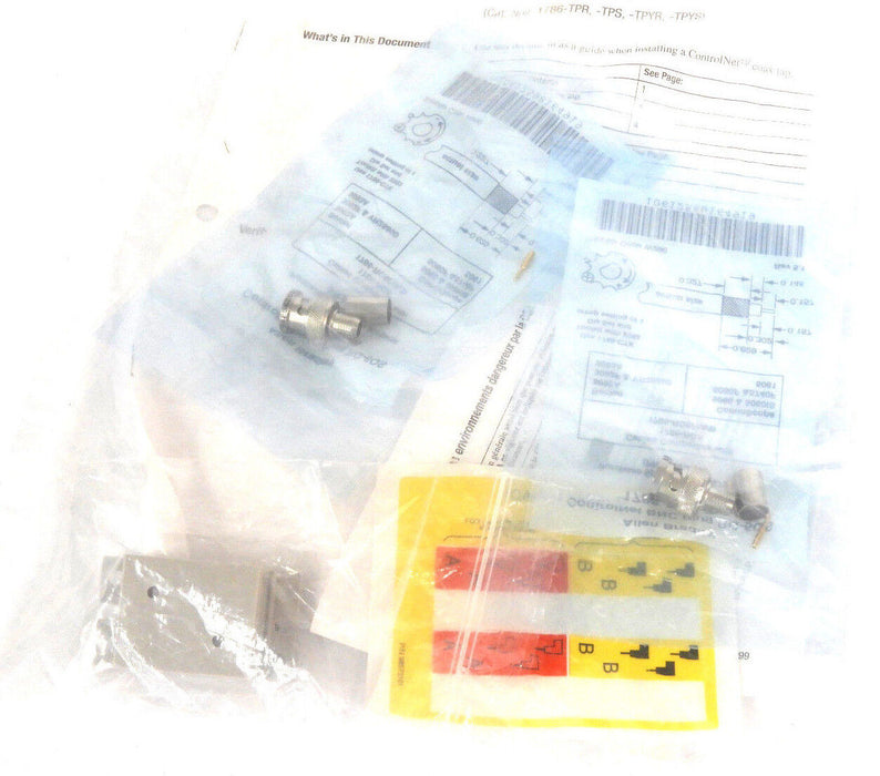 NEW ALLEN BRADLEY 1786-BNC SER. B CONTROLNET BNC KIT 1786BNC