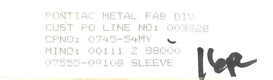 LOT OF 16 NEW AVDEL 07555-09108 SPARE SLEEVE REDUCTION 8MM