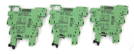LOT OF 3 PHOENIX CONTACT PLC-BSC-120UC/1/SEN ART. NR. 2966074