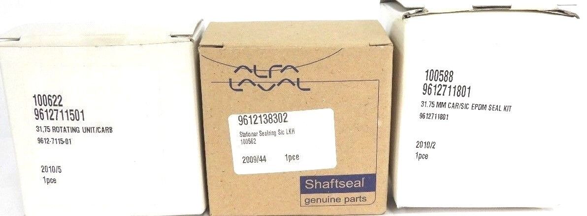 NIB ALFA LAVAL 9612711804 SEAL KIT EPDM, EG, CL PUMP