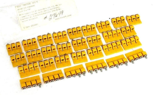 LOT OF 10 WEIDMULLER WQV 6/4 1054860000 JUMPER SPACINGS