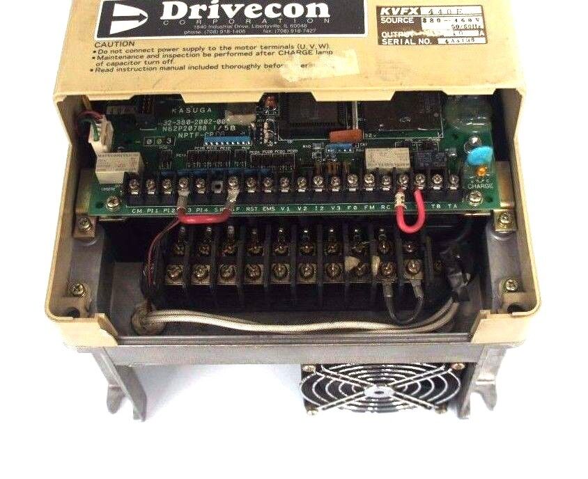 DRIVECON KVFX-440E TRANSISTOR INVERTER 380-460V 50/60HZ 10AMP 5HP