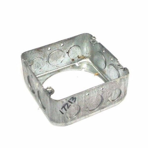 LOT OF 6 NEW STEEL CITY OUTLET ELECTRICAL BOXES 4-3/4" X 4-3/4", 2" DEEP