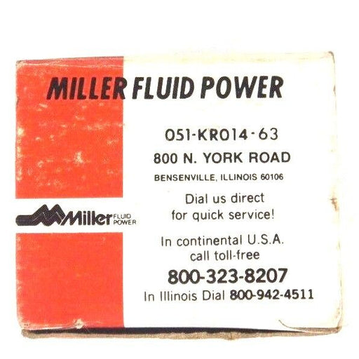 LOT OF 8 NEW MILLER 051-KR014-63 BASE-LOK PISTON ROD SEAL BUSHING 5/8IN