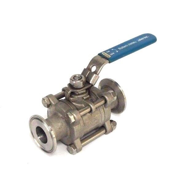 NEW ROBERT JAMES 1''-316 BALL VALVE 1000 WOG, 8A03, 1" FLANGE ENDS