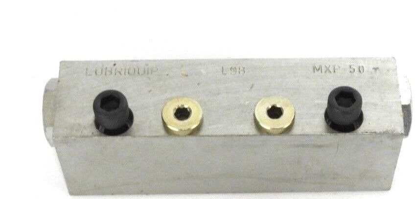 NEW LUBRIQUIP MXP-50T MODULAR DIVIDER VALVE MXP50T