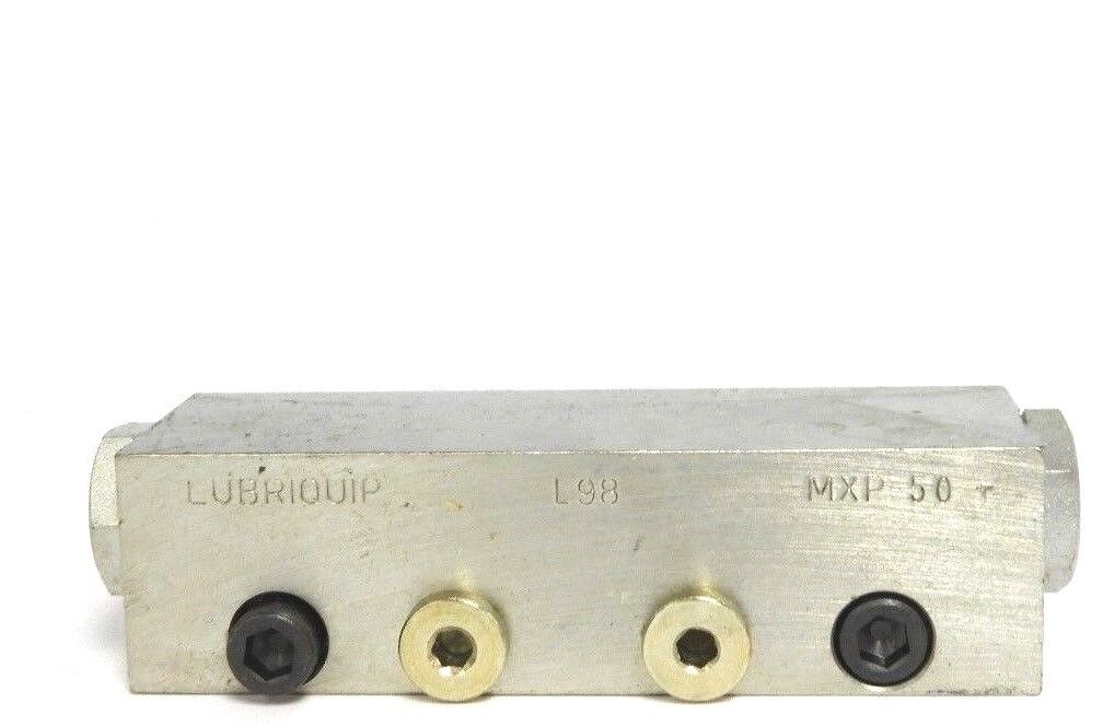NEW LUBRIQUIP MXP-50T MODULAR DIVIDER VALVE MXP50T