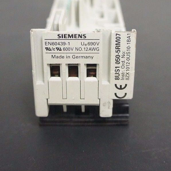 SIEMENS 8US10505RM07 BUS BAR ADAPTER 8US1 050-5RM07