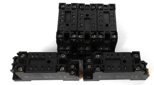 LOT OF 5 NEW OMRON PYF08A-E RELAY SOCKET BASE 13Y0W2