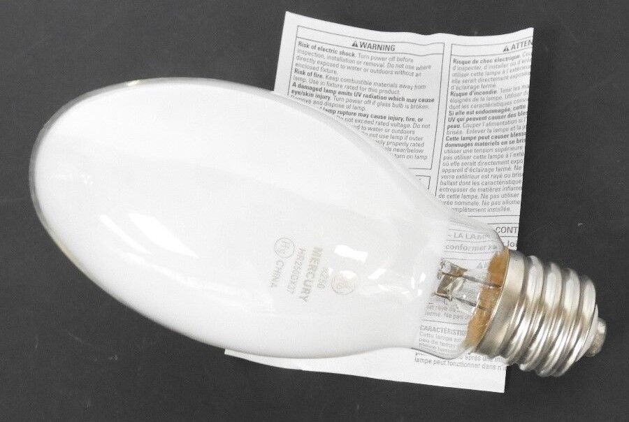 NEW GENERAL ELECTRIC HR250DX37 MERCURY LAMP BULB 250 WATT, 32127
