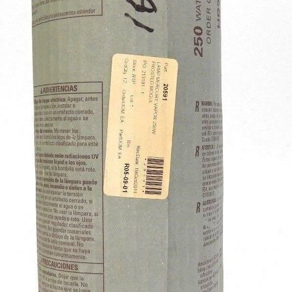 NEW GENERAL ELECTRIC HR250DX37 MERCURY LAMP BULB 250 WATT, 32127