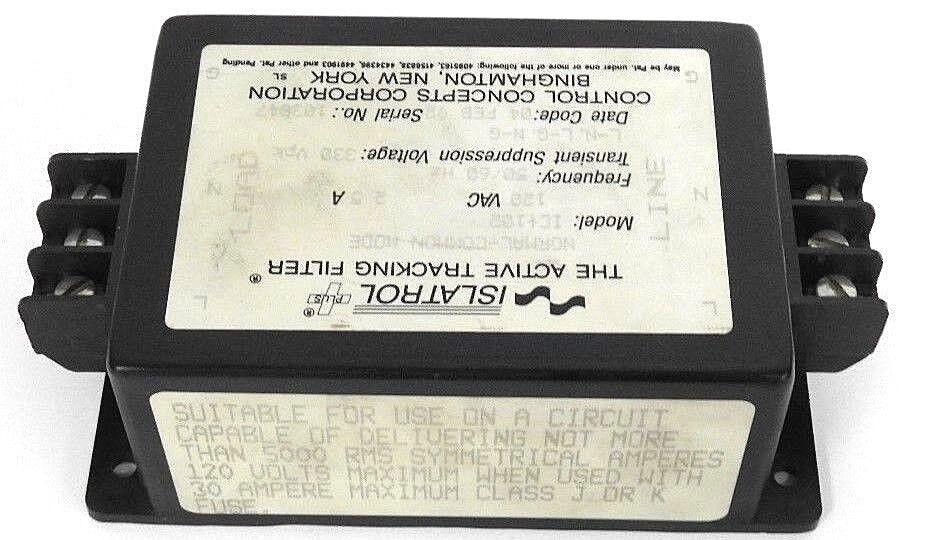 ISLATROL IC+102 ACTIVE TRACKING FILTER 120VAC, 2.5A, 50/60HZ, IC102