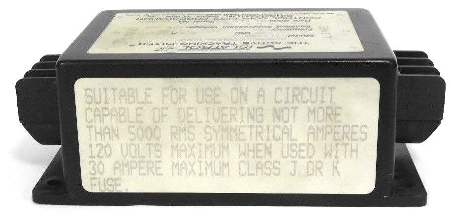 ISLATROL IC+102 ACTIVE TRACKING FILTER 120VAC, 2.5A, 50/60HZ, IC102