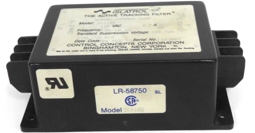 ISLATROL IC+102 ACTIVE TRACKING FILTER 120VAC, 2.5A, 50/60HZ, IC102