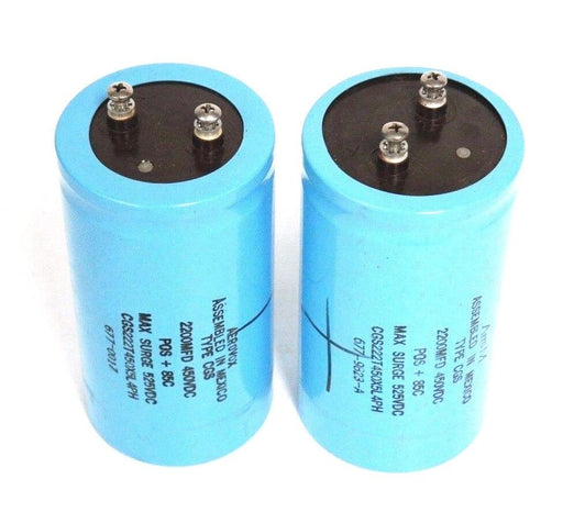 LOT OF 2 AEROVOX TYPE CGS CAPACITORS CGS222T450X5L4PH