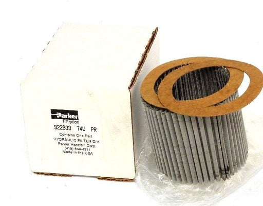 NIB PARKER HANNIFIN 922933 HYDRAULIC FILTER 74W PR
