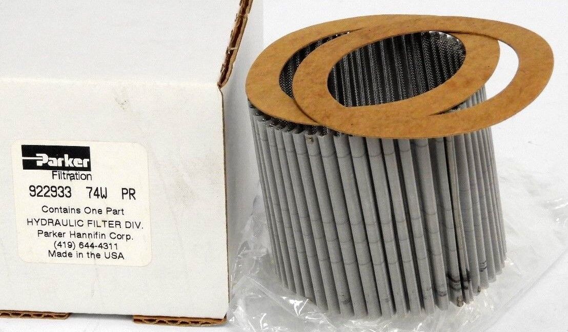NIB PARKER HANNIFIN 922933 HYDRAULIC FILTER 74W PR