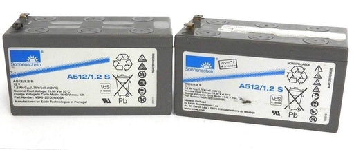 LOT OF 2 SONNENSCHEIN A512/1.2S BATTERY DRYFIT 12V 1.2AH