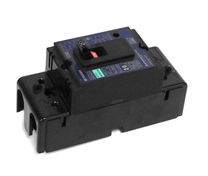 MITSUBISHI NF30-CS-2P-20A CIRCUIT BREAKER 2 POLE 500VAC 50-60HZ MODEL NF30-CS