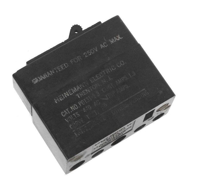 HEINEMANN P0131-1.3 CIRCUIT BREAKER CONT.AMPS 1.3, VOLTS 440 AC
